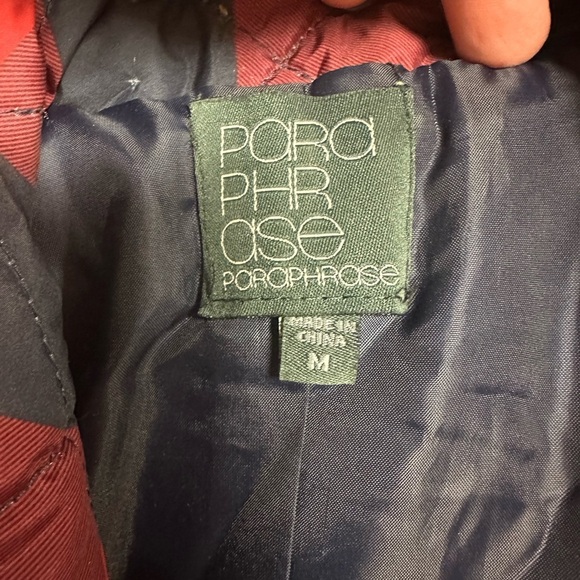 Paraphrase Red and Blue Quilted Vest - Picture 4 of 5